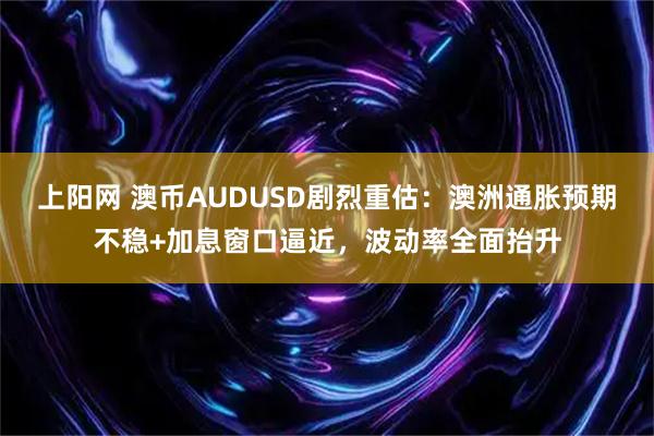 上阳网 澳币AUDUSD剧烈重估：澳洲通胀预期不稳+加息窗口逼近，波动率全面抬升