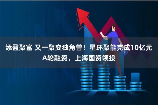 添盈聚富 又一聚变独角兽！星环聚能完成10亿元A轮融资，上海国资领投