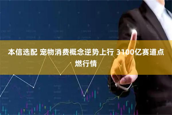 本信选配 宠物消费概念逆势上行 3100亿赛道点燃行情