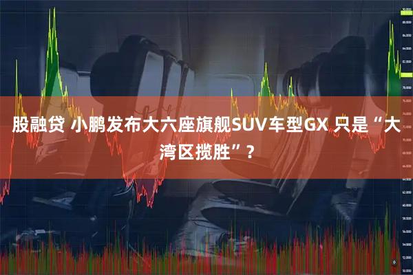 股融贷 小鹏发布大六座旗舰SUV车型GX 只是“大湾区揽胜”？