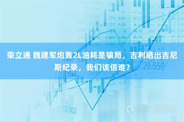 荣立通 魏建军炮轰2L油耗是骗局，吉利晒出吉尼斯纪录，我们该信谁？