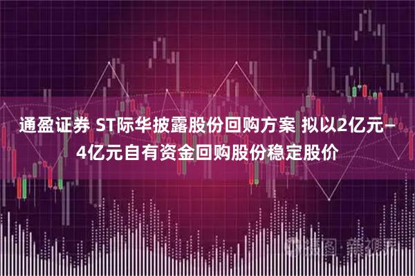 通盈证券 ST际华披露股份回购方案 拟以2亿元—4亿元自有资金回购股份稳定股价
